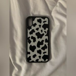cow print iphone xr case